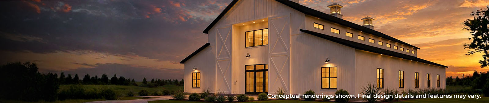Photo of Rendering of the Exterior of the Havenfield at Sunset