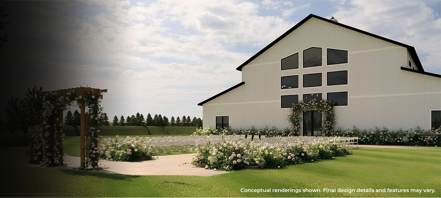 Photo of Outdoor Wedding Rendering at the Havenfield in Hamel, IL