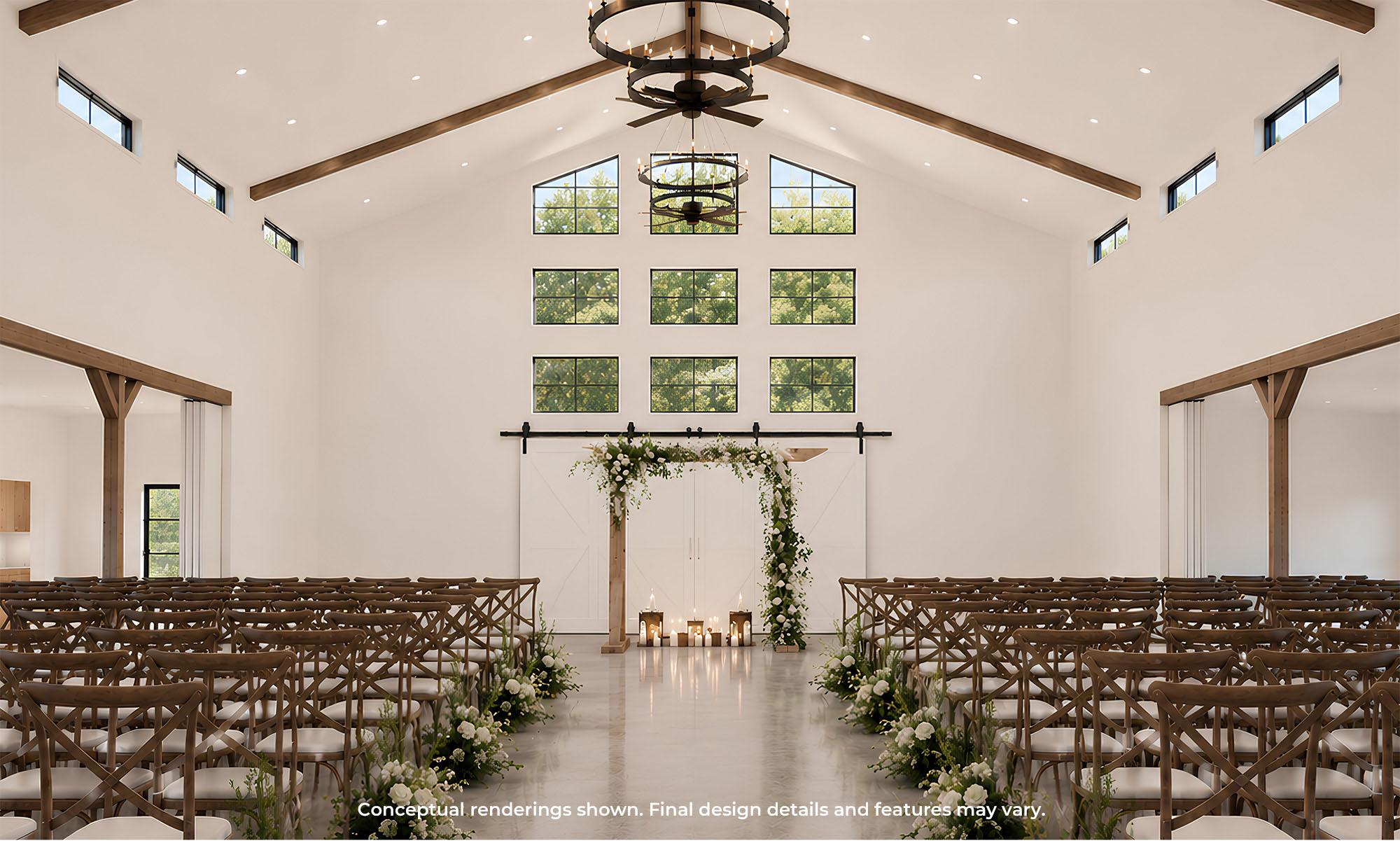 Ceremony Mockup at The Havenfield in Hamel, Illinois